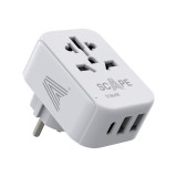 Plug adapter Scape Travel 830C-DE Plastic
