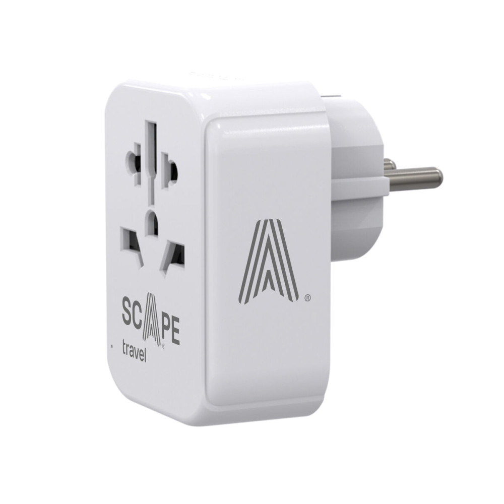 Plug adapter Scape Travel 830C-DE Plastic