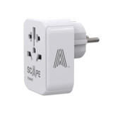 Plug adapter Scape Travel 830C-DE Plastic