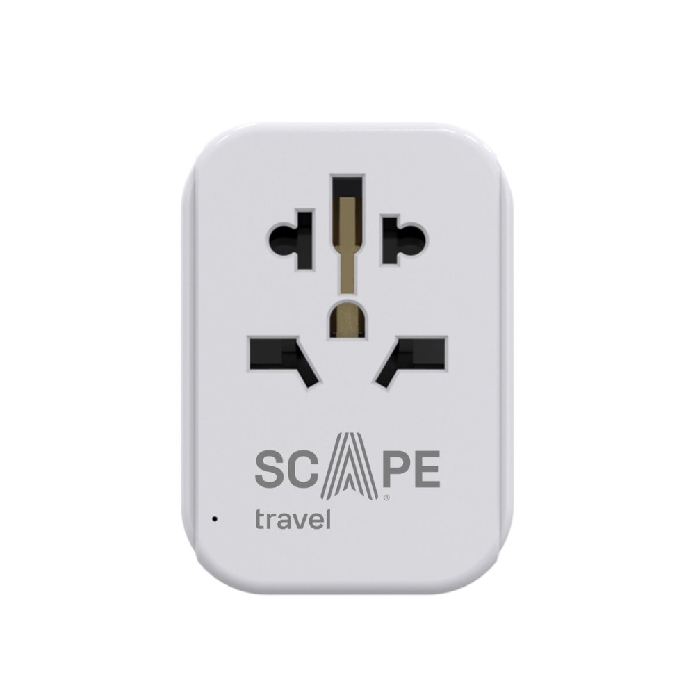 Plug adapter Scape Travel 830C-DE Plastic