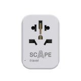 Plug adapter Scape Travel 830C-DE Plastic