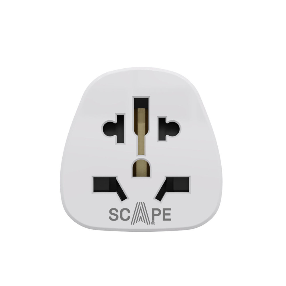 Plug adapter Scape Travel 830IT Plastic 10 A