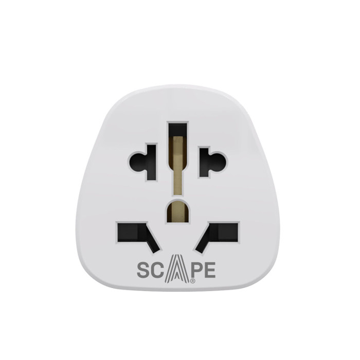 Plug adapter Scape Travel 830IT Plastic 10 A