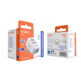 Plug adapter Scape Travel 830C-DE Plastic