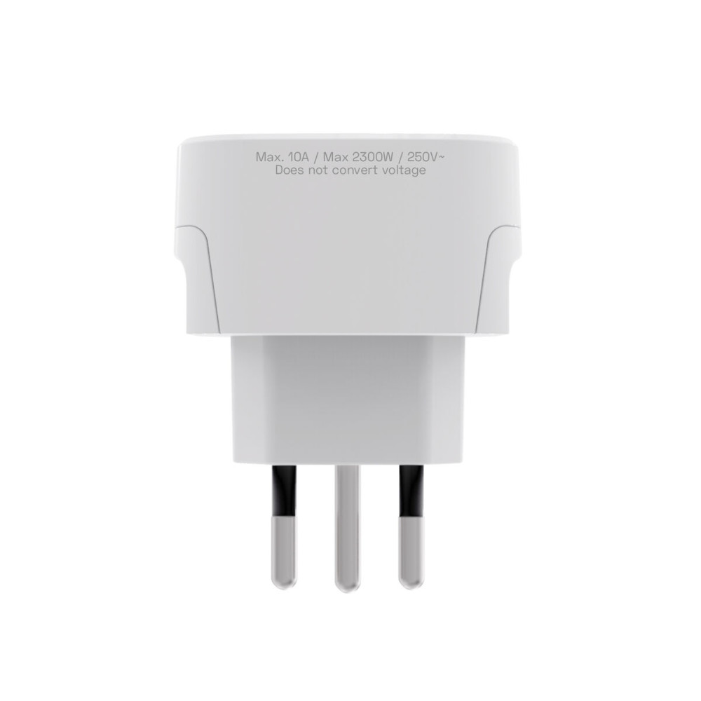 Plug adapter Scape Travel 830IT Plastic 10 A