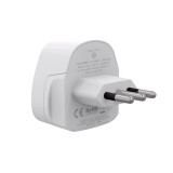 Plug adapter Scape Travel 830IT Plastic 10 A