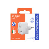 Plug adapter Scape Travel 830IT Plastic 10 A