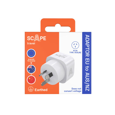 Plug adapter Scape Travel 850AU Plastic 10 A