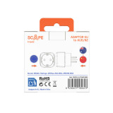 Plug adapter Scape Travel 850AU Plastic 10 A