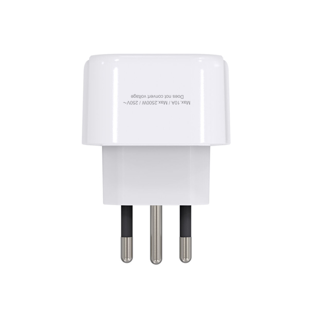 Plug adapter Scape Travel 850IT Plastic 10 A