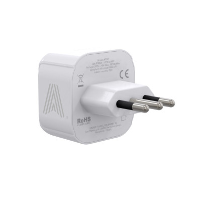 Plug adapter Scape Travel 850IT Plastic 10 A