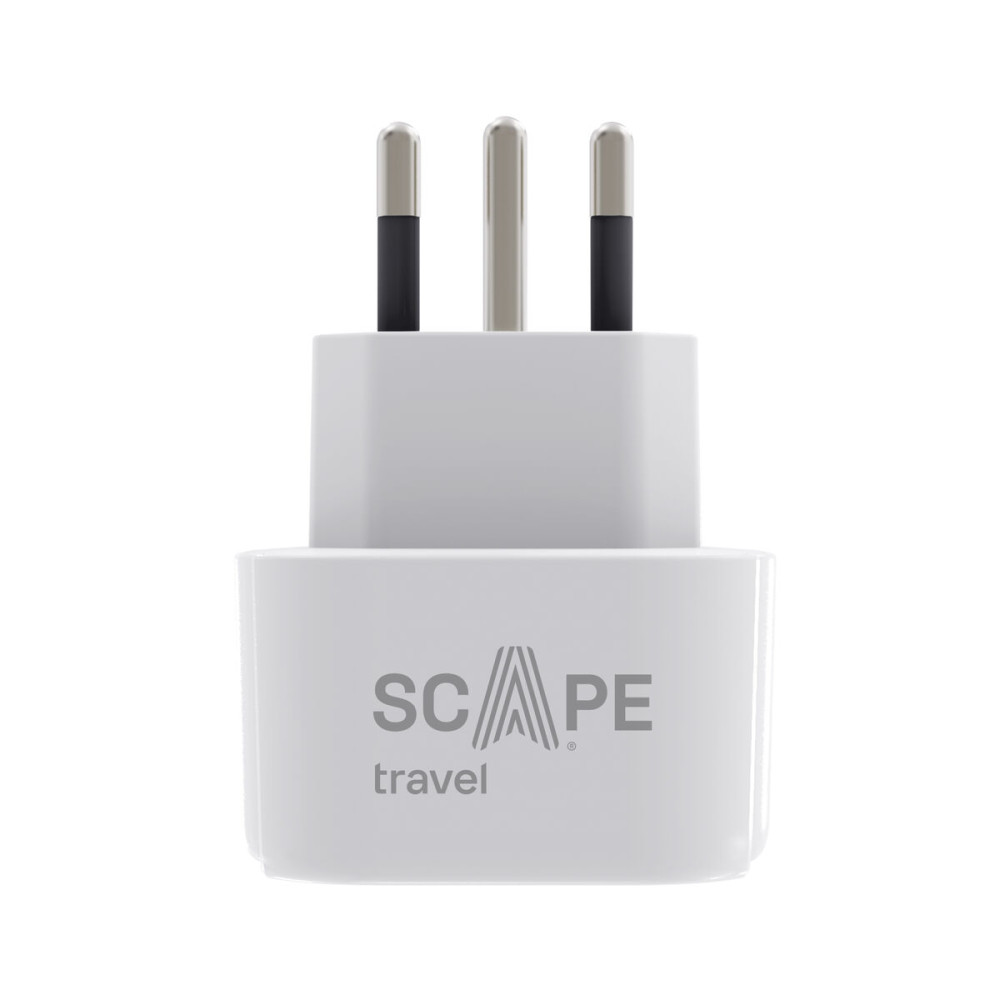 Plug adapter Scape Travel 850IT Plastic 10 A