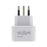 Plug adapter Scape Travel 850IT Plastic 10 A