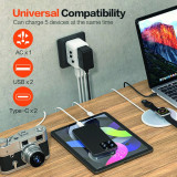 Plug adapter Scape Travel 621UC Plastic