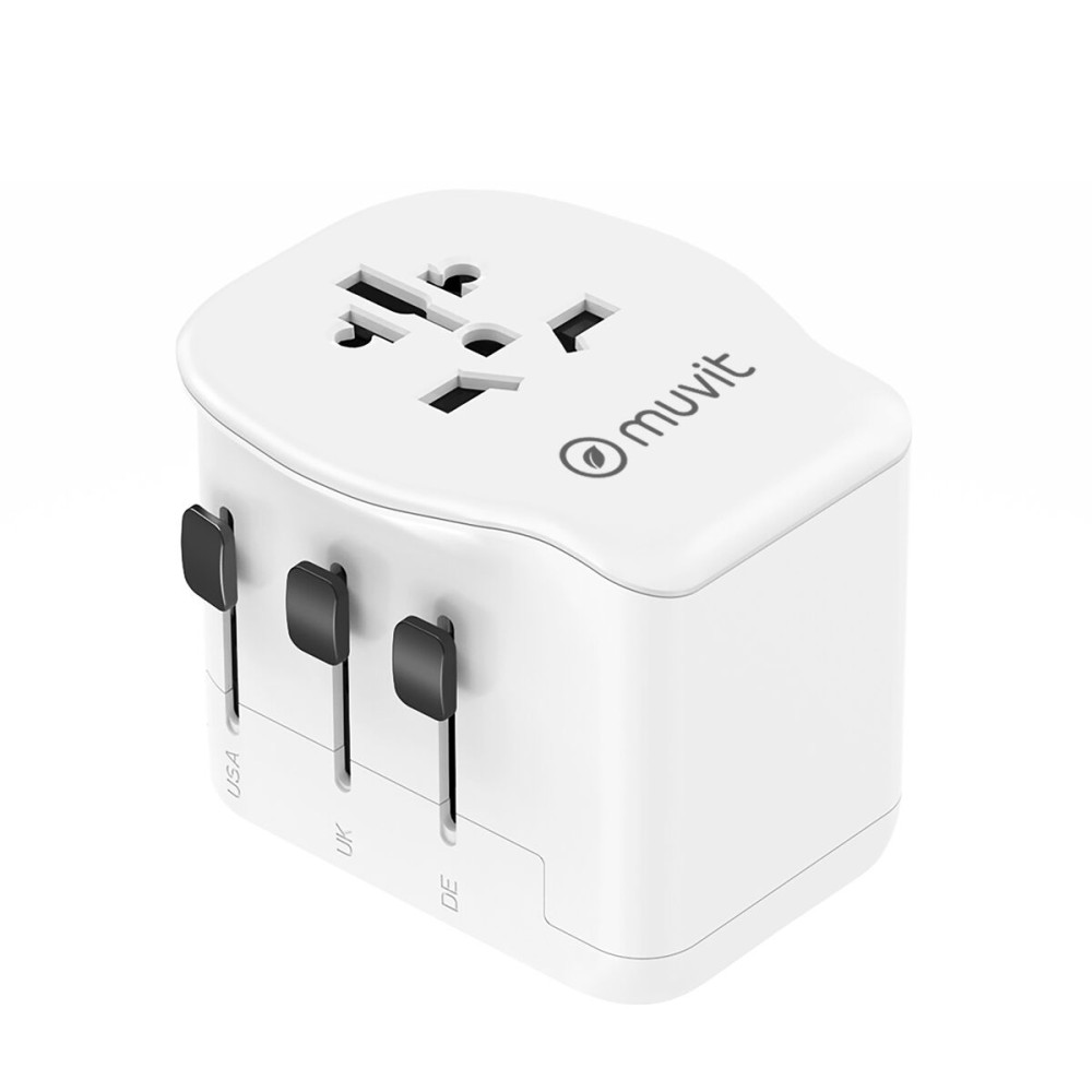 Plug adapter Muvit for Change Plastic 45 W