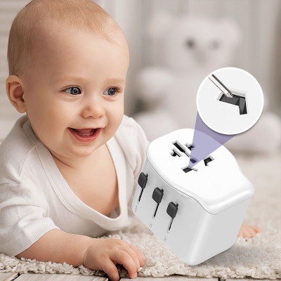 Plug adapter Muvit for Change Plastic 45 W
