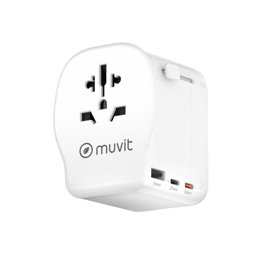 Plug adapter Muvit for Change Plastic 45 W