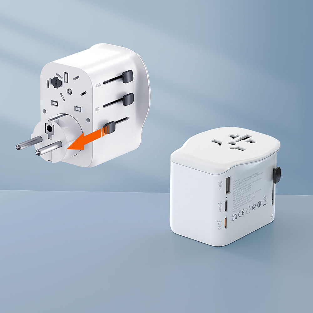 Plug adapter Muvit for Change Plastic 45 W