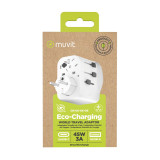Plug adapter Muvit for Change Plastic 45 W