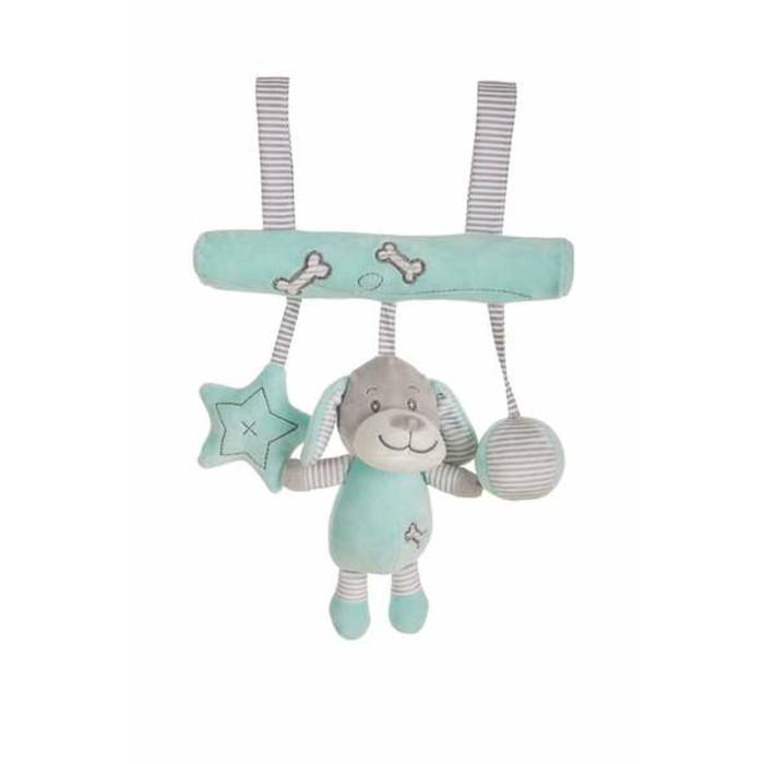 Door Hanger Green Dog 25cm Fluffy toy