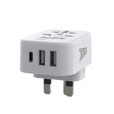 Plug adapter Scape Travel 830C-UK Plastic 150 W