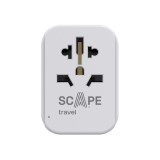Plug adapter Scape Travel 830C-UK Plastic 150 W