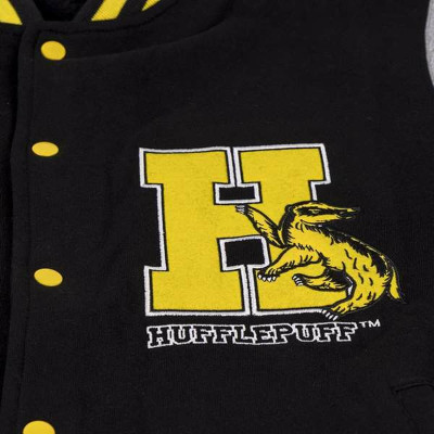 Unisex Sweatshirt without Hood Harry Potter Hufflepuff Black