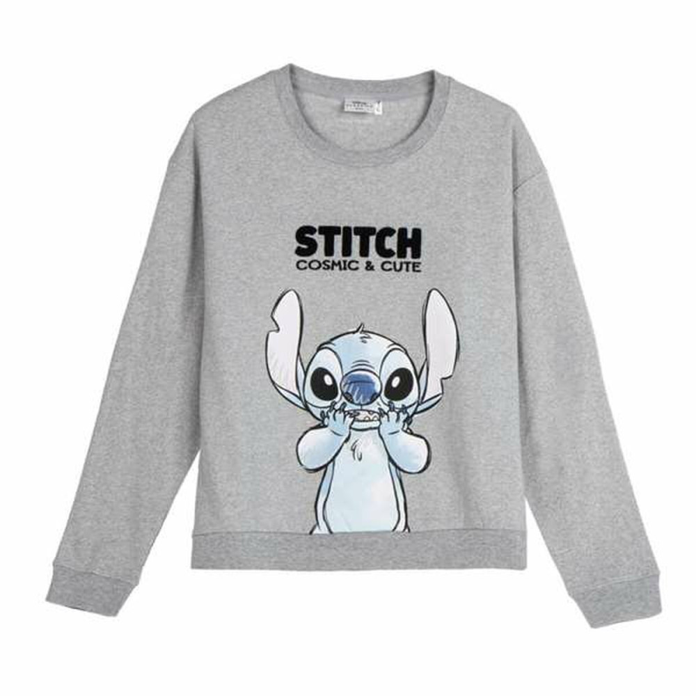 Women’s Sweatshirt without Hood Stitch Grey