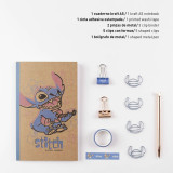 Stationery Set Stitch Blue 10 Pieces (6 Pieces)