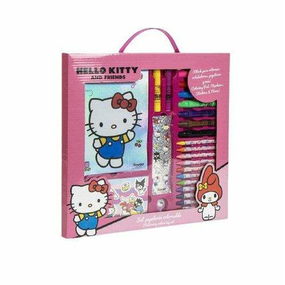 Stationery Set Hello Kitty Pink