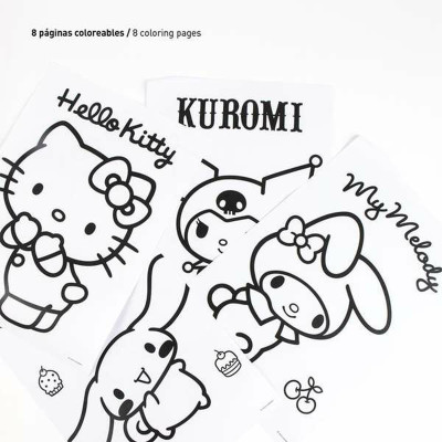 Drawing Set Hello Kitty White