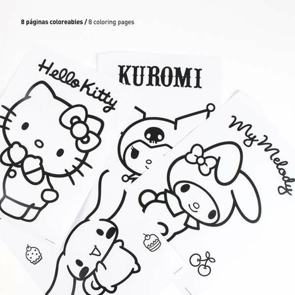 Drawing Set Hello Kitty White