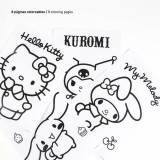 Drawing Set Hello Kitty White