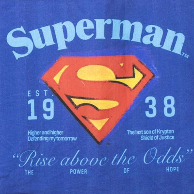 Shopping Bag Superman Dark blue 48 x 43 x 17 cm