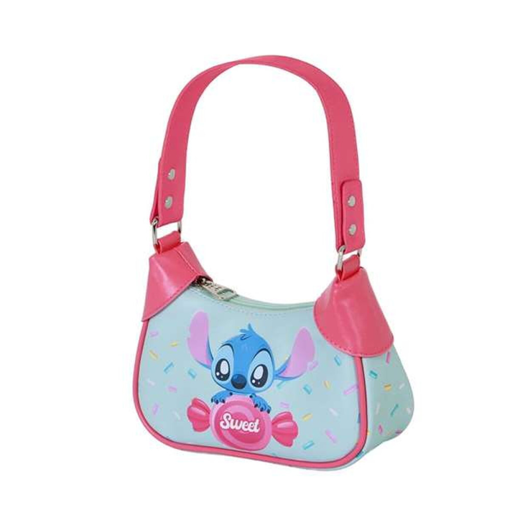 Shoulder Bag Stitch Blue 14,5 X 21,5 X 8 CM