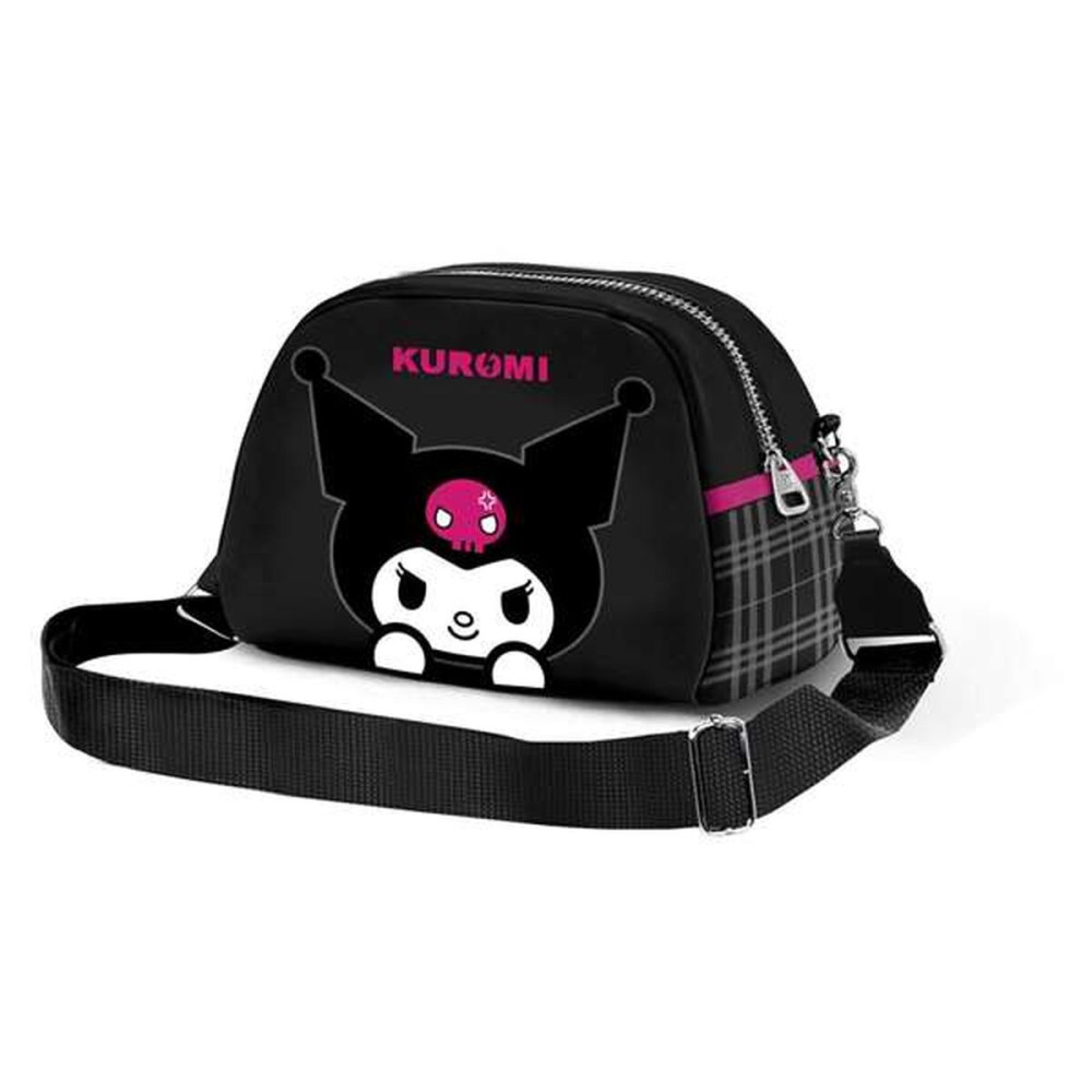 Shoulder Bag Kuromi Black 14 x 23 x 9 cm