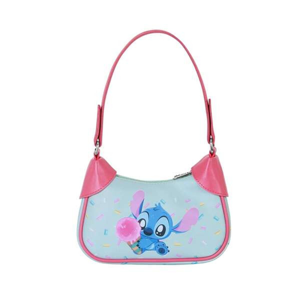Shoulder Bag Stitch Blue 14,5 X 21,5 X 8 CM