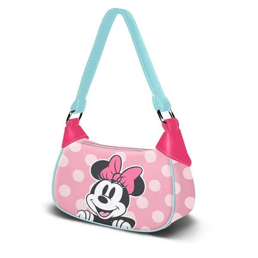 Shoulder Bag Minnie Mouse Pink 14,5 X 21,5 X 8 CM