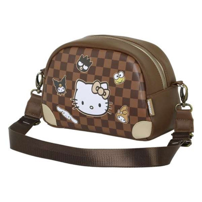 Shoulder Bag Hello Kitty Brown 14 x 23 x 9 cm