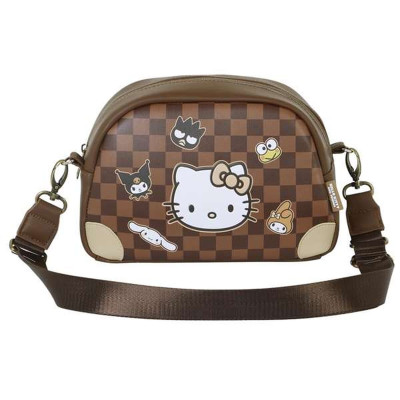 Shoulder Bag Hello Kitty Brown 14 x 23 x 9 cm