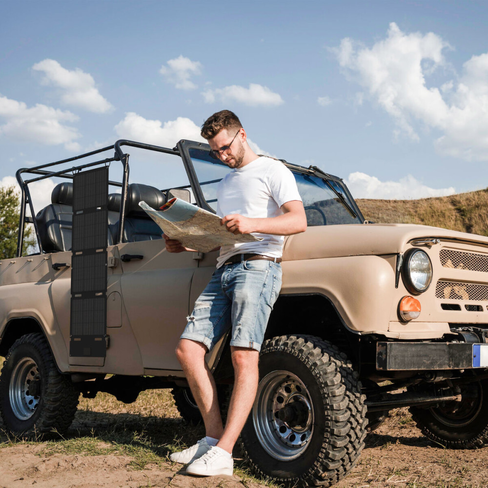 Photovoltaic solar panel Ecoflow EFSOLAR45-TYPE-C 45 W Portable Foldable