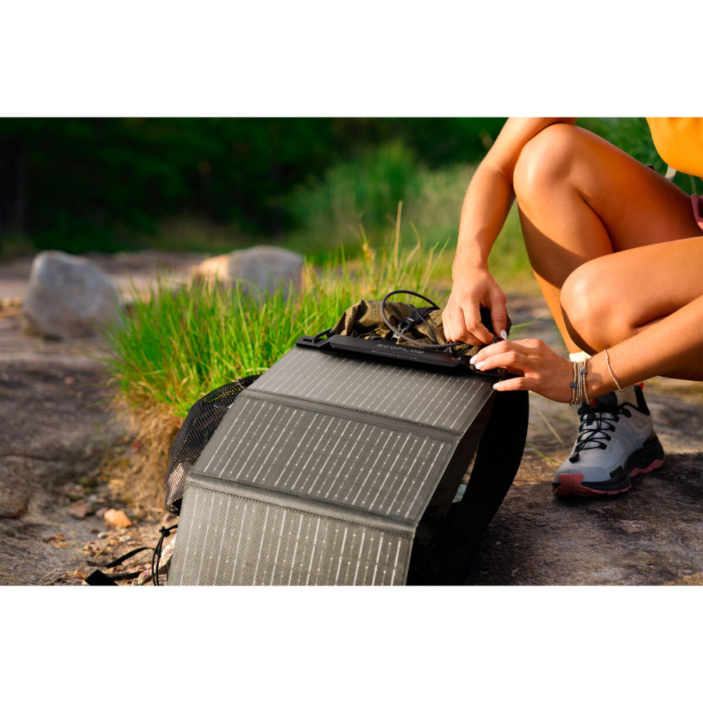 Photovoltaic solar panel Ecoflow EFSOLAR28W-P-S-TY-4-EU 27 W Foldable