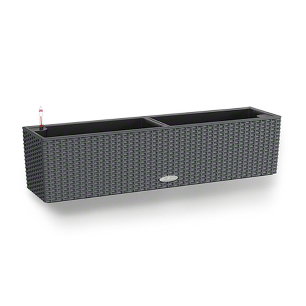 Plant pot Lechuza Black Grey polypropylene