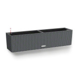 Plant pot Lechuza Black Grey polypropylene