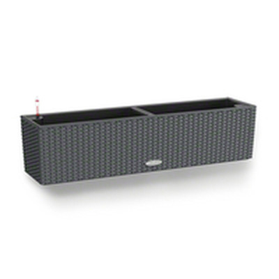 Plant pot Lechuza Black Grey polypropylene