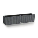 Plant pot Lechuza Black Grey polypropylene