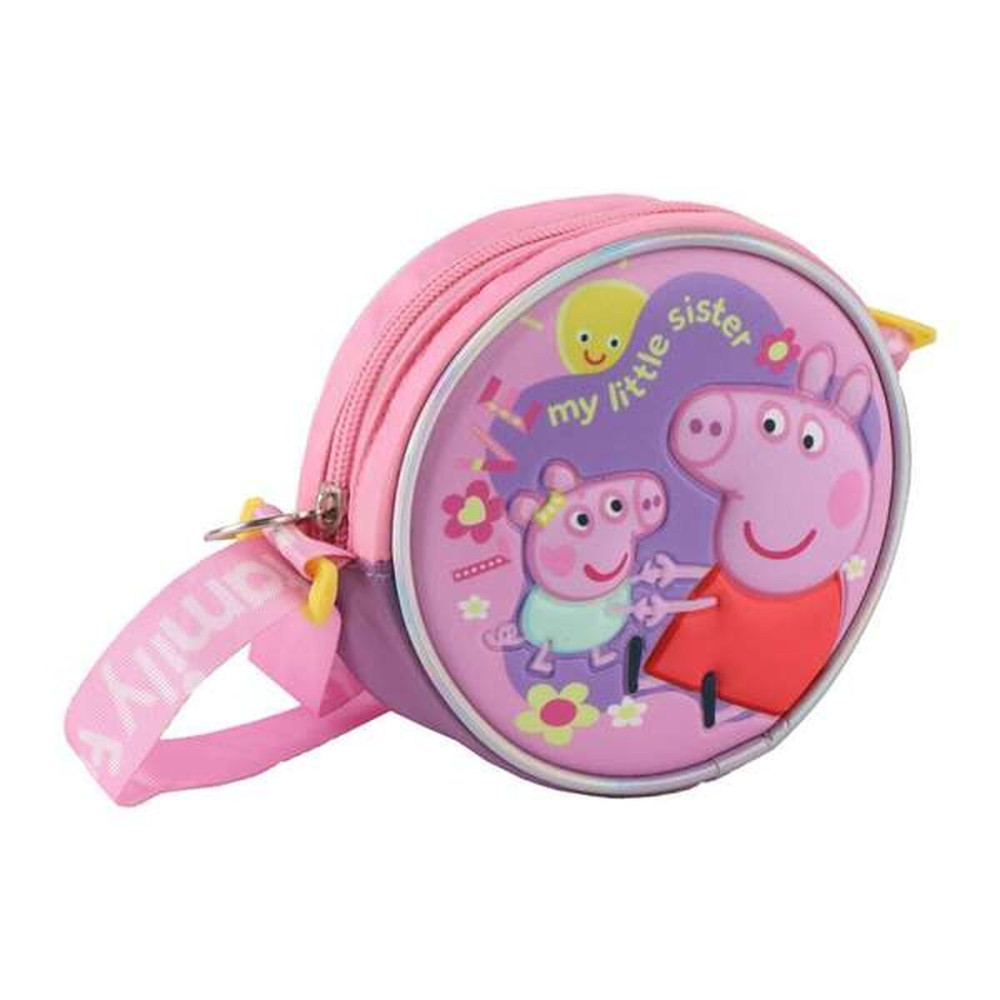 Shoulder Bag Peppa Pig Pink 13 x 13 x 4 cm