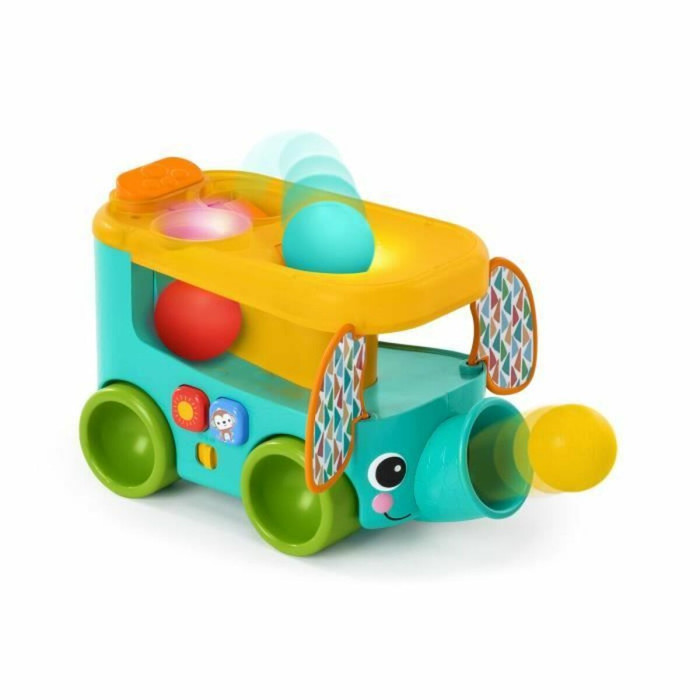 Pull-along toy Bright Starts Pop & Roll Safari Bus