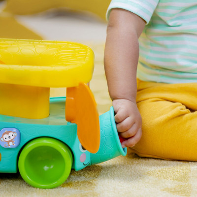 Pull-along toy Bright Starts Pop & Roll Safari Bus