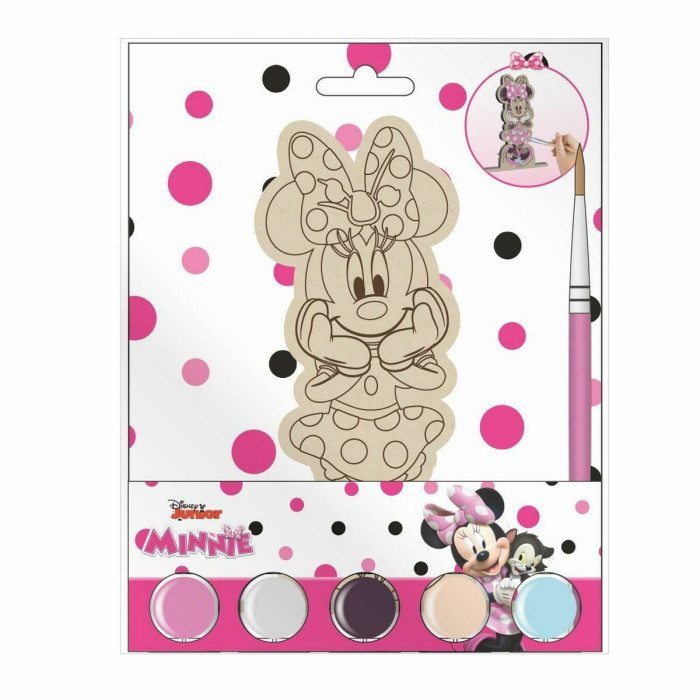 Craft Set Minnie Mouse Wood 14 x 18 x 5 cm